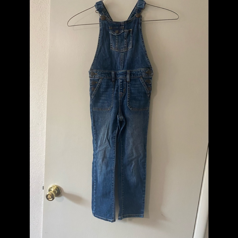 Cat & Jack Denim Overalls 6 / 6X (S)